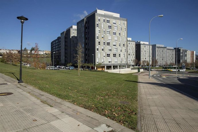 Archivo - Imagen del barrio de Erripagaña