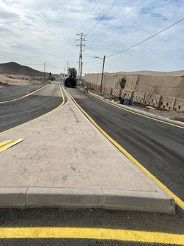 Nueva rotonda de Guargacho, en Tenerife