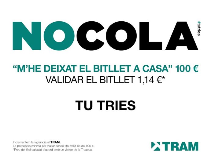 La nova campanya de Tram