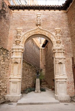 La portada del Monasterio de La Armedilla tras su restauración.