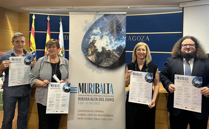 Esta mañana se ha presentado el festival de música antigua Muribalta en la sede de la DPZ