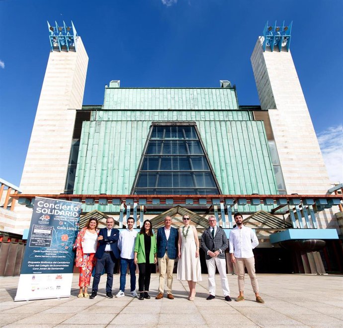 Presentación del concierto solidario del Colegio de Economistas