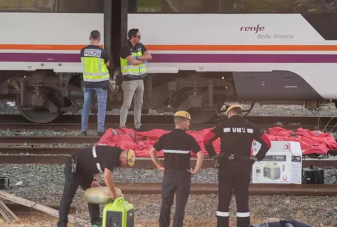 Lugar onde se localizou o cadáver do mozo Álvaro Prieto.