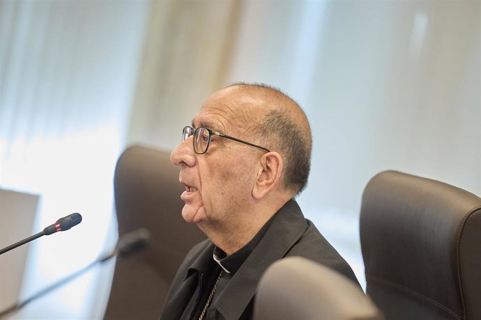 El presidente de la Conferencia Episcopal Española, Juan José Omella Juan José Omella, durante la 264 reunión de la Comisión Permanente de la Conferencia Episcopal Española (CEE), a 26 de septiembre de 2023