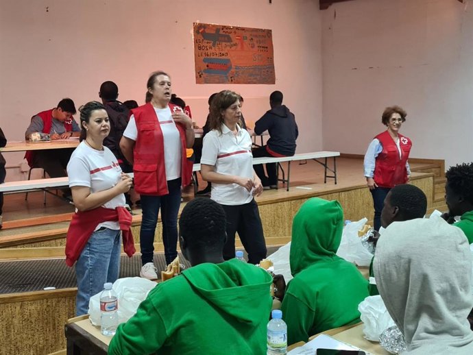 Voluntarios de Cruz Roja