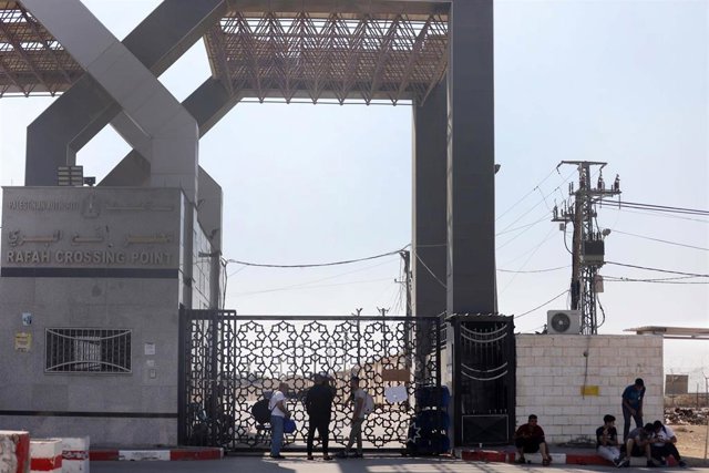 Paso fronterizo de Rafá, que conecta la Franja de Gaza con Egipto