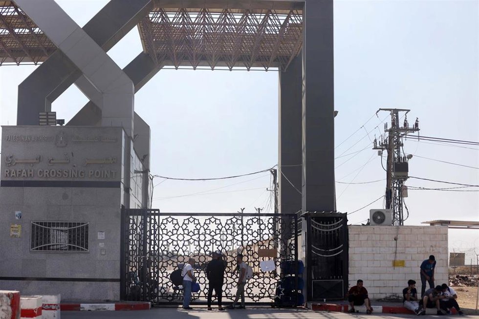 Paso fronterizo de Rafá, que conecta la Franja de Gaza con Egipto