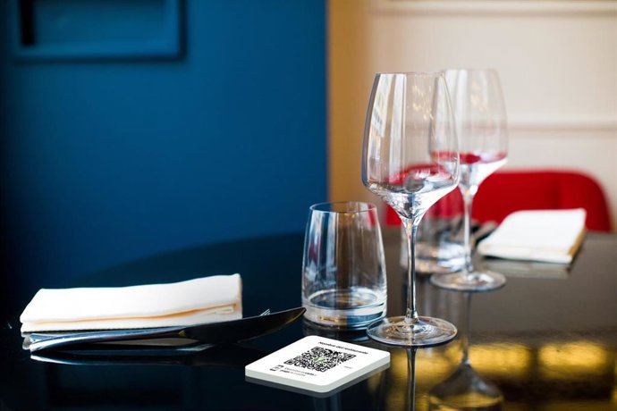 Archivo - Mesa de un restaurante