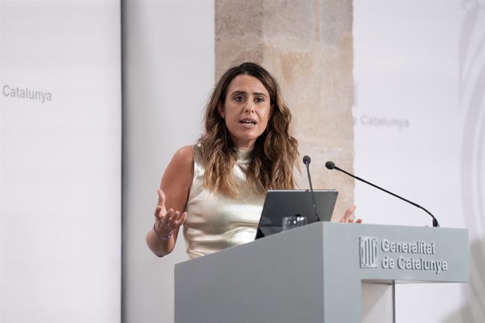 La portaveu de la Generalitat, Patrícia Plaja
