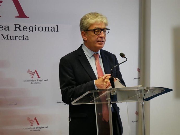 El diputado regional del PP en la Asamblea Regional Miguel Ángel Miralles