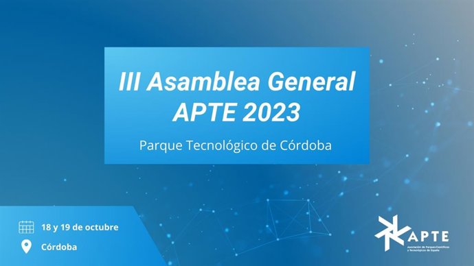 Cartel de la III asamblea general de APTE.