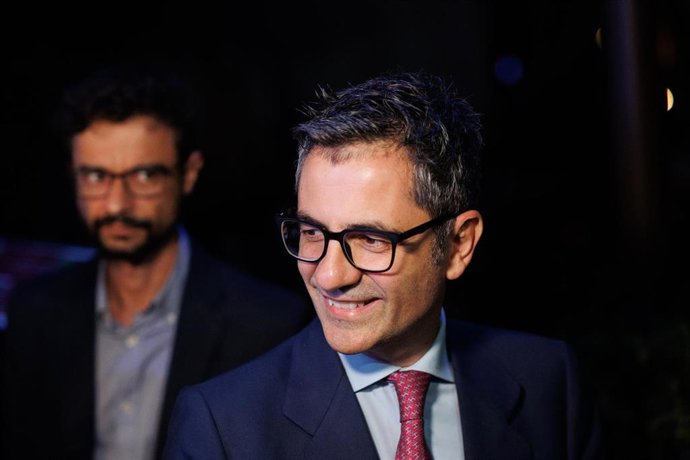 El ministro de la Presidencia en funciones, Félix Bolaños, asiste al acto de celebración del II aniversario de El Periódico de España, en la Fundación Real Fábrica de Tapices, a 11 de octubre de 2023, en Madrid (España). 