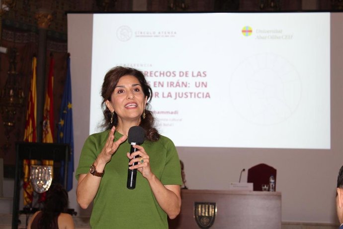 La activista iraní Ryma Sheermohammadi