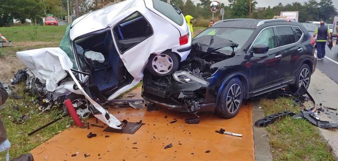 Accidente con herida grave en Pereiro de Aguiar (Ourense)