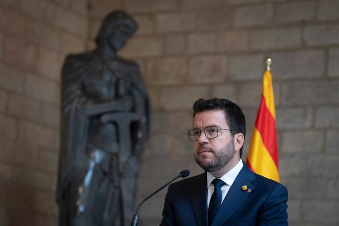 El presidente de la Generalitat, Pere Aragons