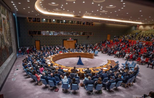 Una reunión en el Consejo de Seguridad de Naciones Unidas 