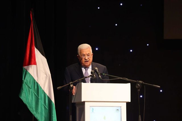 El presidente palestino, Mahmud Abbas