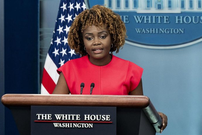 La portavoz de la Casa Blanca, Karine Jean-Pierre