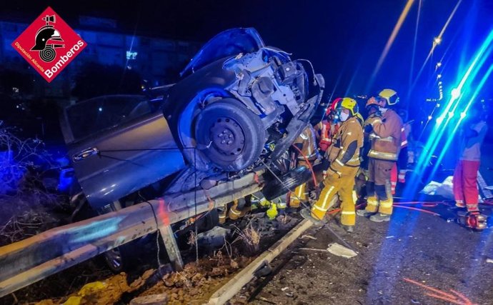 Vehículo implicado en el accidente en Torrevieja