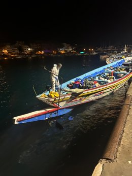 Cayuco llegado a la isla de El Hierro con 159 personas a bordo