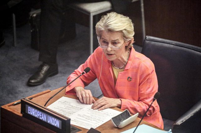 La presidenta de la Comisión Europea, Ursula von der Leyen
