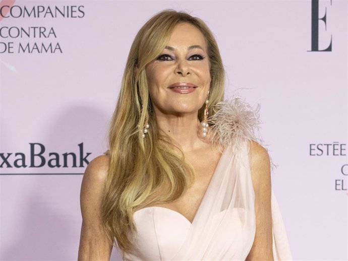 Ana Obregón asiste a la gala Elle Cáncer Ball que celebra la revista Elle, un evento solidario para recaudar fondos a favor de la Asociación Española contra el Cáncer