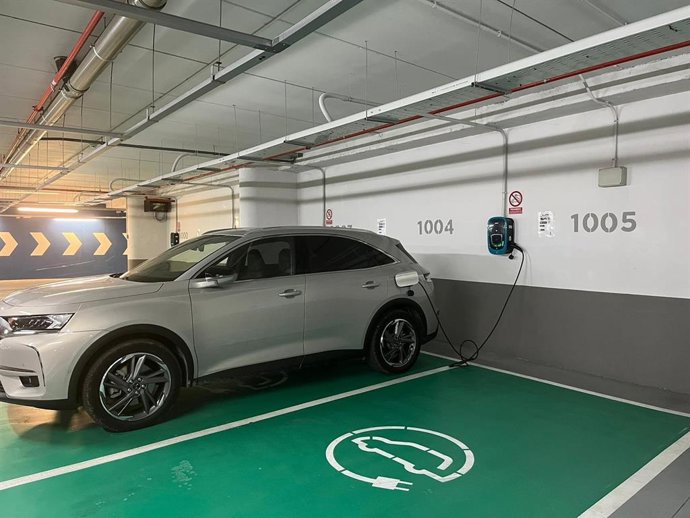 Las nuevas plazas 'electrificadas' en el Forum Evolución de Burgos.