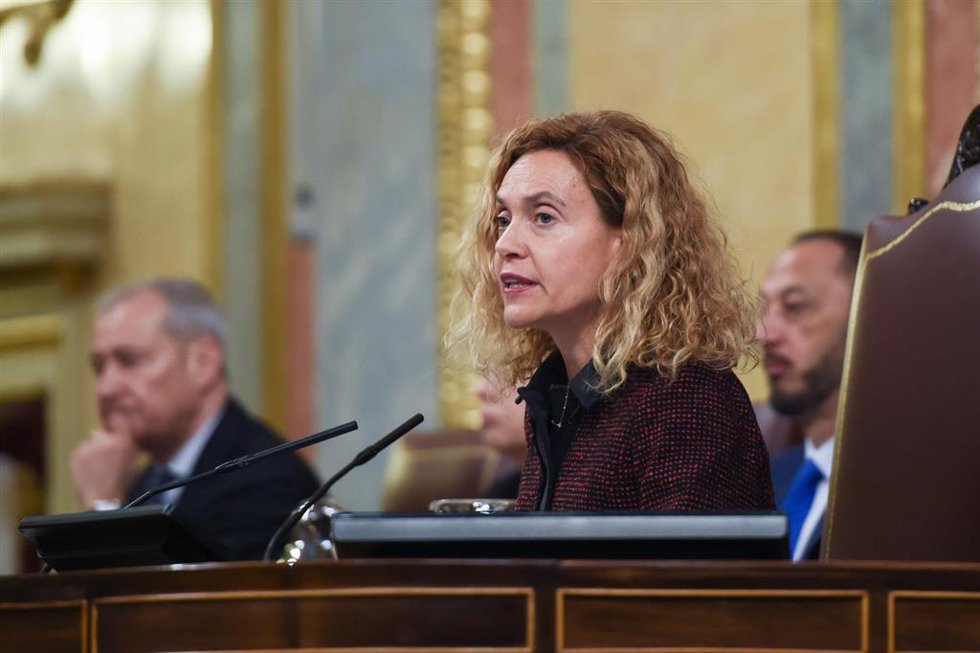 Archivo - La expresidenta del Congreso, Meritxell Batet.