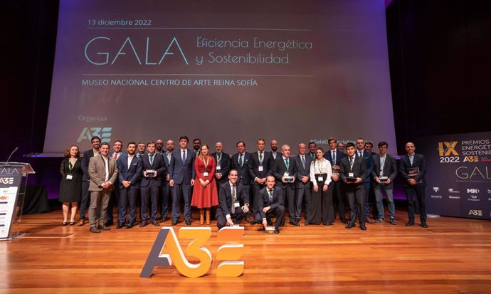 Archivo - León acogerá el 26 de octubre la IV Gala Eficiencia Energética y Sostenibilidad, la gran cita anual del sector. Foto de la gala correspondiente a la edición de 2022