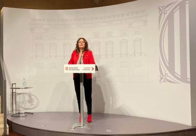 La consellera de la Presidencia de la Generalitat, Laura Vilagr.