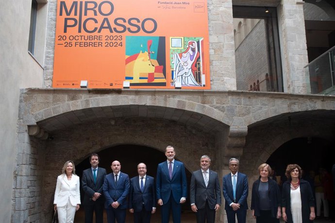 El rei Felip VI al Museu Picasso de Barcelona