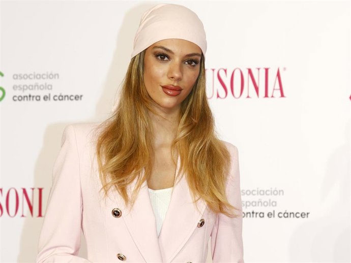 Alejandra Rubio posa durante la presentación de la campaña de Ausonia #QuieroVerteEnvejecer