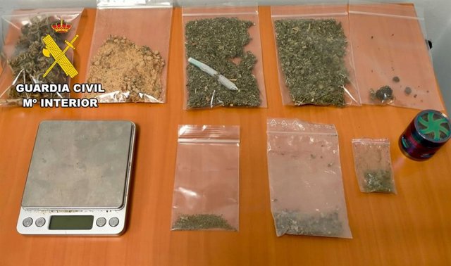 Detenido en Burgos un sexagenario a bordo de una furgoneta con marihuana y polen de hachís.