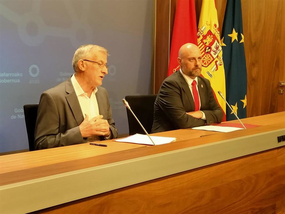 Archivo - Félix Taberna y José Luis Arasti.