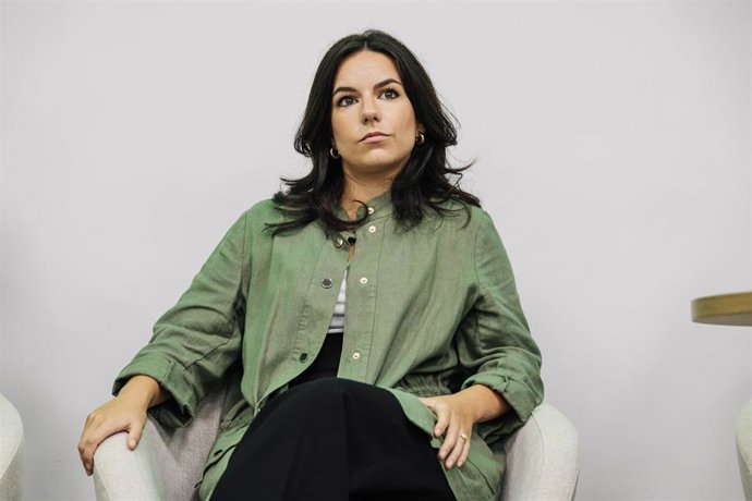 Archivo - La nueva portavoz de Vox en el Congreso, Pepa Millán.