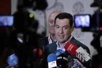 Moreno mantiene las ayudas andaluzas al pueblo palestino y lamenta el "papel mediocre" de España en el conflicto israelí