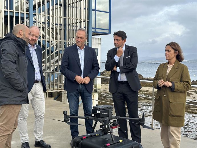 Mapean con drones e IA el crecimiento de la cría del mejillón