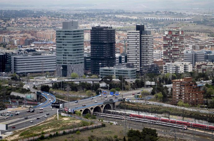 Archivo - Vista general del lugar donde se situará el Centro de Negocios de Madrid Nuevo Norte (MNN), a 24 de marzo de 2023