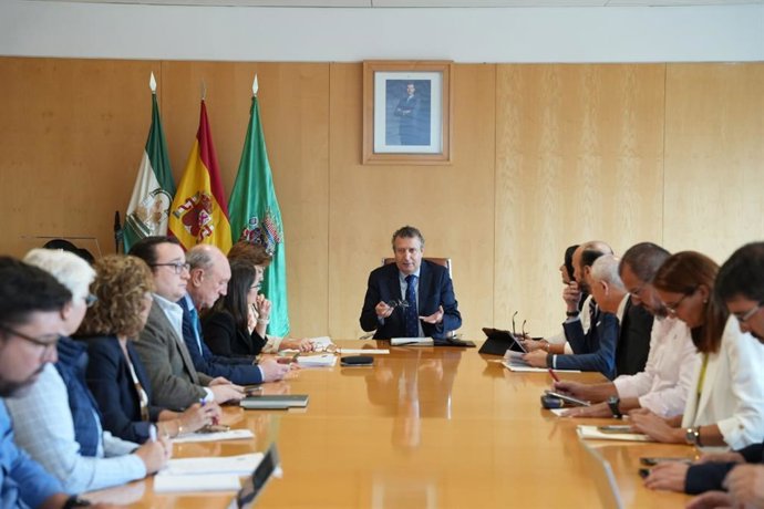 El titular de la Diputación de Sevilla, Javier Fernández, preside el Consejo Rector del Organismo Provincial de Asistencia Económica y Fiscal (Opaef).