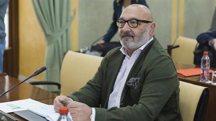 Archivo - El diputado de Vox Alejandro Hernández, en una imagen de archivo en comisión parlamentaria. 