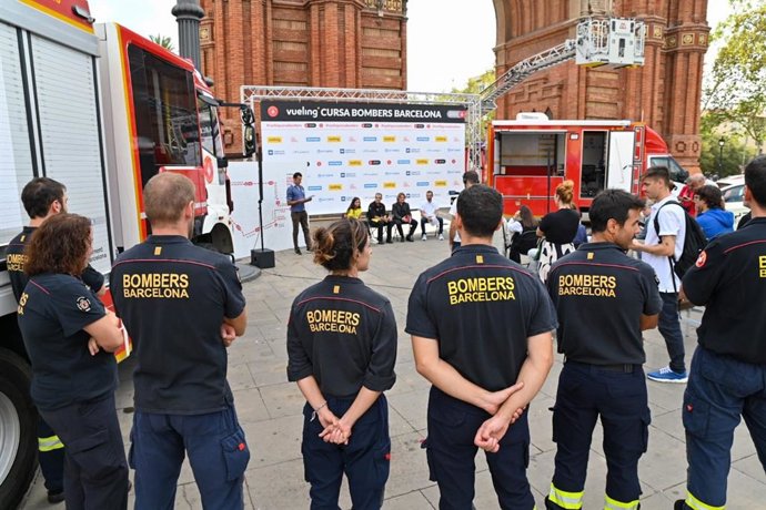 Presentació de la 24a edició de la Vueling Cursa de Bombers 2023