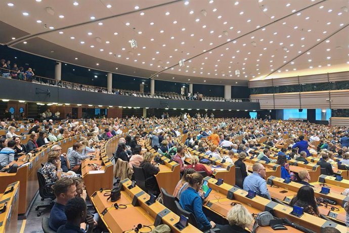 Una imagen de archivo del Parlamento Europeo.