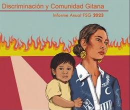 Portada del Informe 'Discriminación y Comunidad Gitana' 2023 de la FSG.