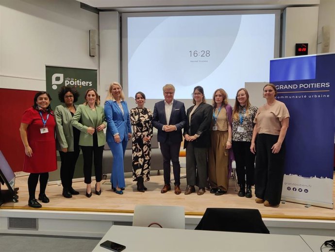 Participantes de la delegación salmantina en Poitiers (Francia)