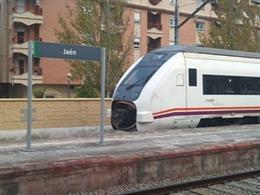 Imagen de archivo de un tren en la provincia de Jaén.