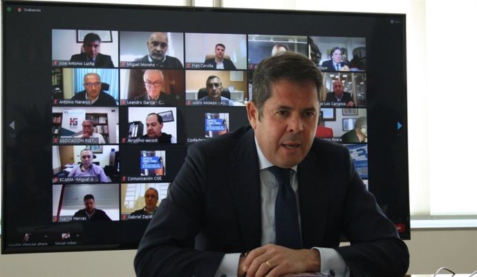 Archivo - El presidente de la CGE, Gerardo Cuerva, en imagen de archivo