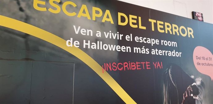 La 'escape room' del Río Shopping Escapa del Terror'