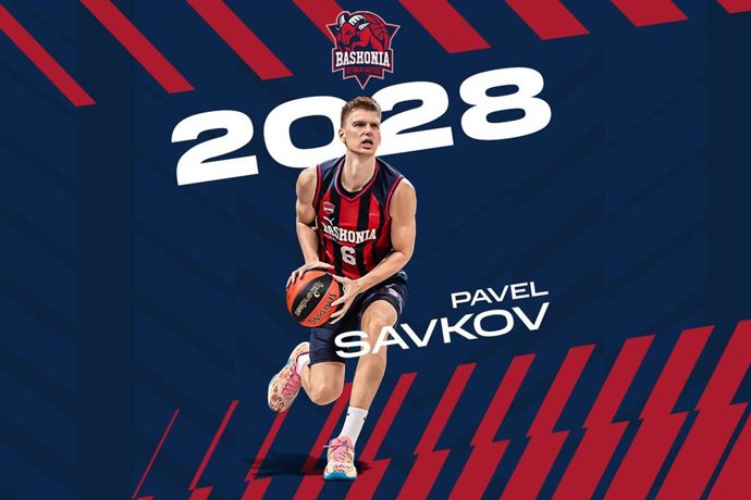 Pavel Savkov, renovado con el Baskonia hasta 2028.
