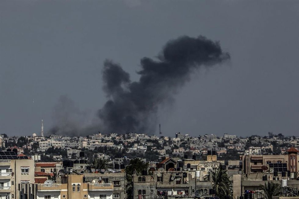 Bombardeo israelí contra la Franja de Gaza