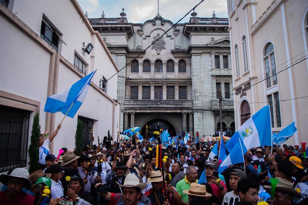 Manifestación en Guatemala